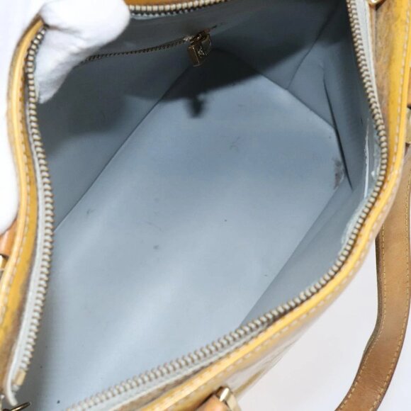 LOUIS VUITTON Monogram Vernis Houston Hand Bag Gris M91053 LV Auth ki5565 - Picture 13 of 16